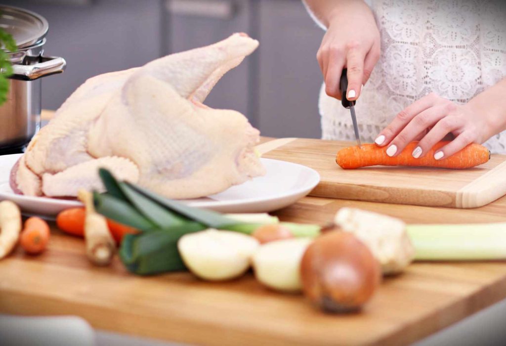 Why is chicken from the poultry industry safe?