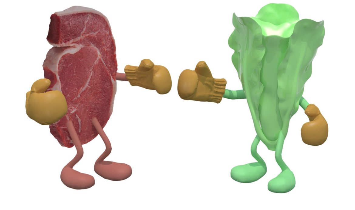 VEGETABLE MEAT? PRACTICALLY A FAKE