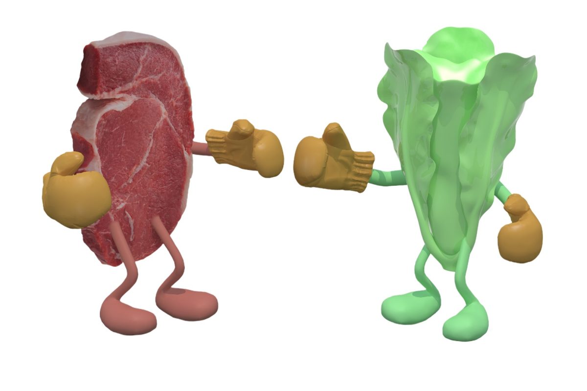 VEGETABLE MEAT? PRACTICALLY A FAKE