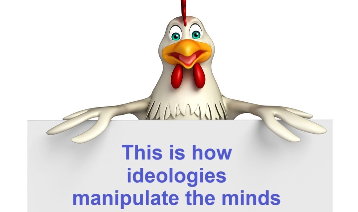 At the table! Disinformation is served. This is how ideologies manipulate the minds of consumers