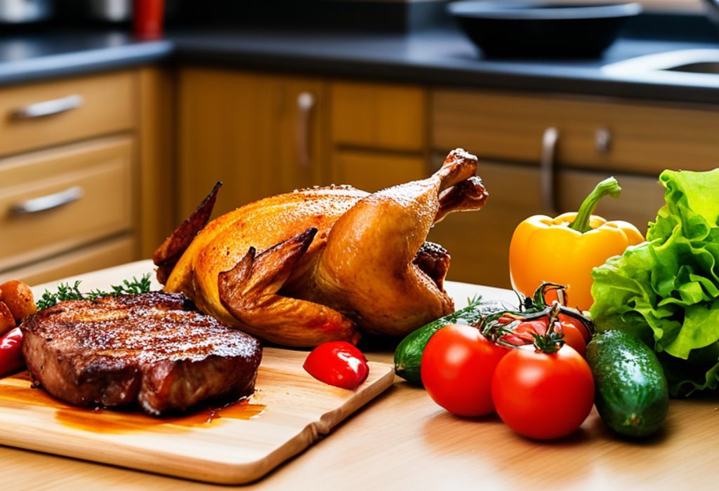 Chicken or red meat? Meat or vegetables?