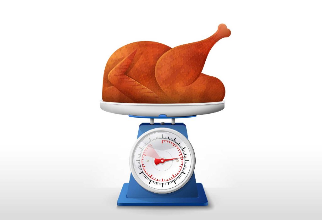 This is why today fewer chickens are needed to produce the same amount of meat